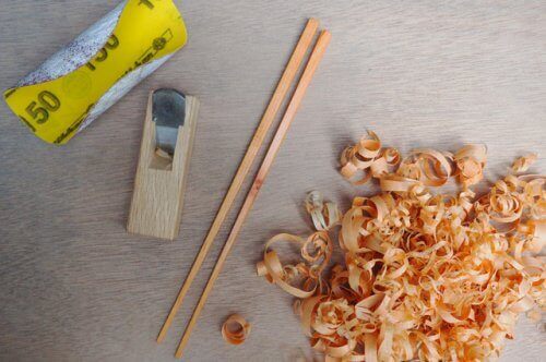 飛騨の木で箸づくり！